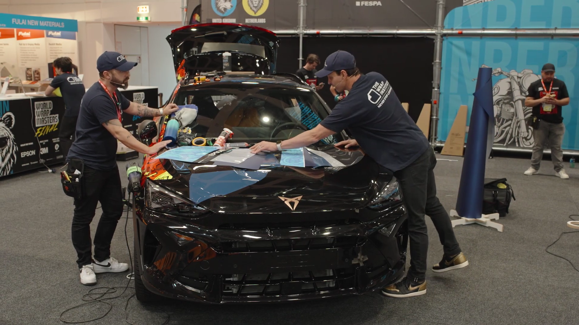 In this demo, you will learn all the unique differences between colour change, PPF and digital print films as well as how to problem solve a wide variety of issues like scratches, wrinkles, dirt on the adhesive and much more. This demo is all about knowledge and confidence which is fuel for professional installers. This demo took place at the World Wrap Masters Europe 2025 at FESPA Global Print Expo 2025 in May.