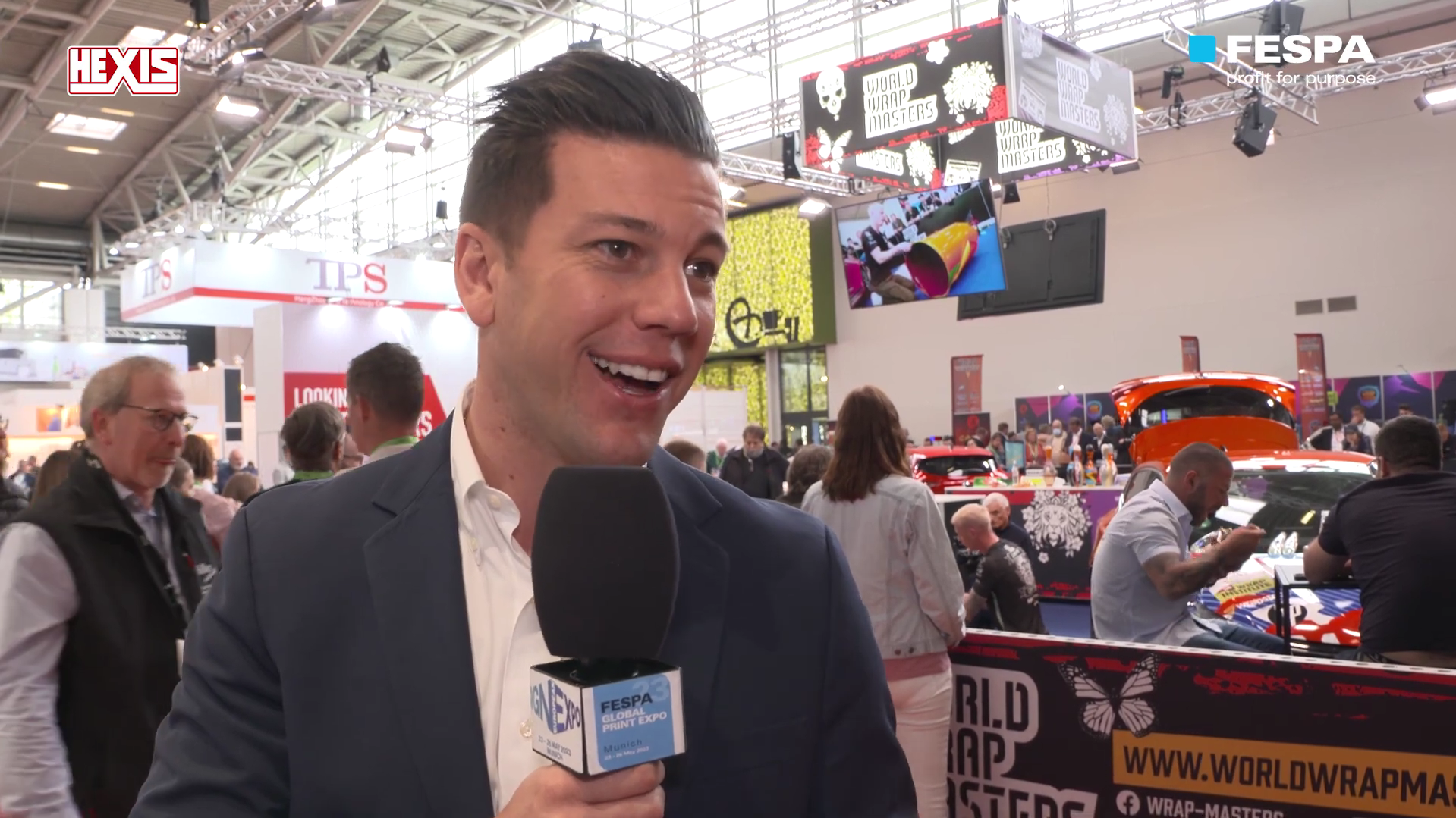 We speak to Christophe Inigo, Deputy Sales Director at Hexis at the World Wrap Masters Europe and Final 2023 that took place at FESPA Global Print Expo 2023 at Messe Munich. Christophe discusses the new BODYFENCE range and their sponsorship of these competitions. For more information on Hexis please visit: https://www.hexis-graphics.com/fr/