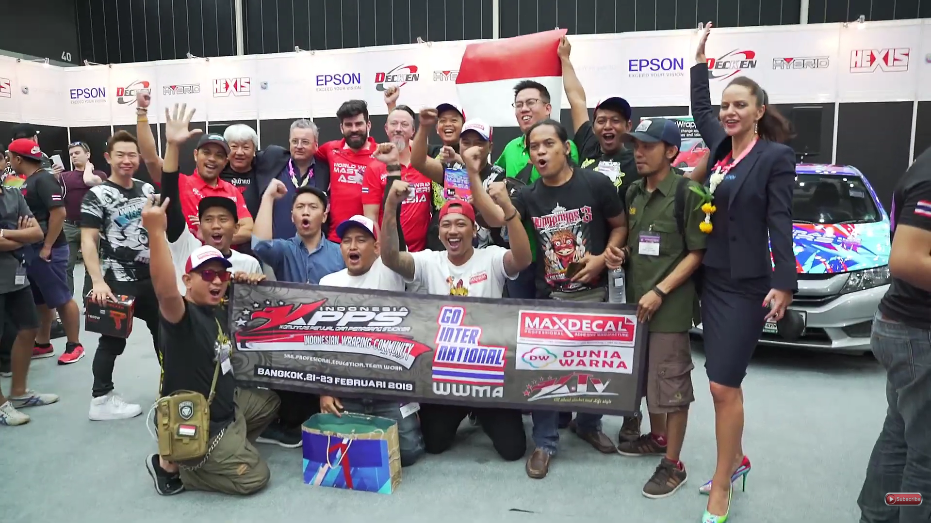 Check out the highlights from day 3 and the finals of the Wrap Masters Asia 2019 in Bangkok, Thailand with Wrap Masters judge, Ole 'Sunshine' Solskin Ravn, Anna Hurbanic from Car Wrapper 3D and the winner Rendra Angga Agung. Sponsors included Car Wrapper 3D, Hexis, Epson, Decken and Hybrid. The winner of the competition will compete in the the World Wrap Masters Final 2019 in Munich Germany.