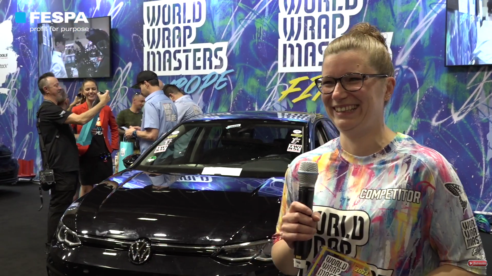 We interview Maria Terp Holt from BW & Madsen Skilte Reklame ApS from Denmark came in third place during the World Wrap Masters Final 2022 competition at FESPA Global Print Expo 2022 in Berlin. We ask Maria her thoughts on the competition, her experience as a car wrapper and what she loves about the World Wrap Masters competitions!