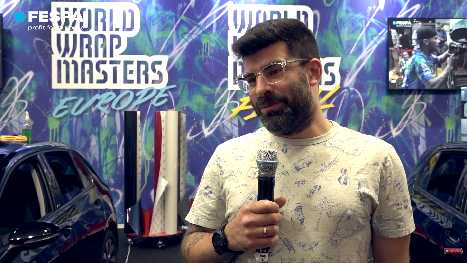 We speak to Kiss Lajos, one of our wrap judges at World Wrap Masters Europe and World Wrap Masters Final 2022 competitions that took place at FESPA Global Print Expo 2022 in Berlin. Kiss runs his company Fixfolio in Hungary and was the World Wrap Master back in 2014 and 2015. Kiss shares his thoughts on this year's competitions and what competitors can gain by participating in the World Wrap Masters series. industry and the current projects he is working on. Kiss describes the World Wrap Masters as 